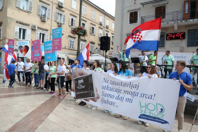 Rijeka: Održan Hod za život