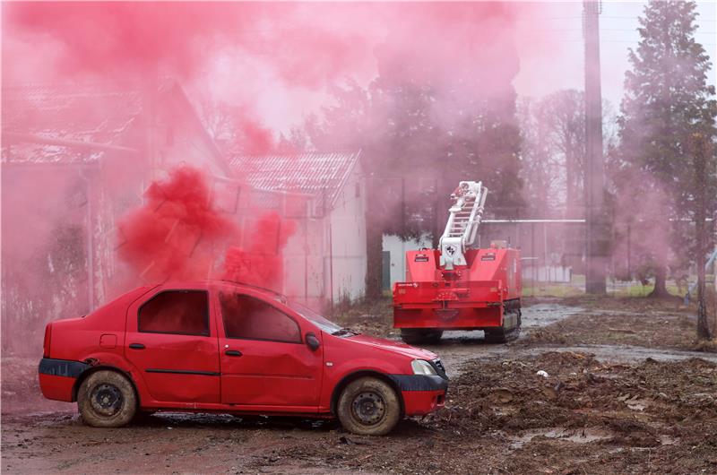 Zagreb: Vježba Civilne zaštite potvrdila uvježbanost i dobru opremljenost