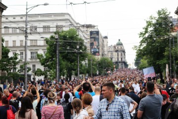 Beograd: Sedmi građanski prosvjed "Srbija protiv nasilja"