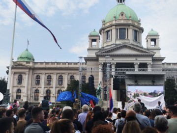 Beograd: Sedmi građanski prosvjed "Srbija protiv nasilja"