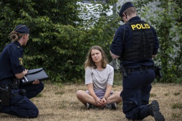 SWEDEN CLIMATE ACTIVISTS PROTEST