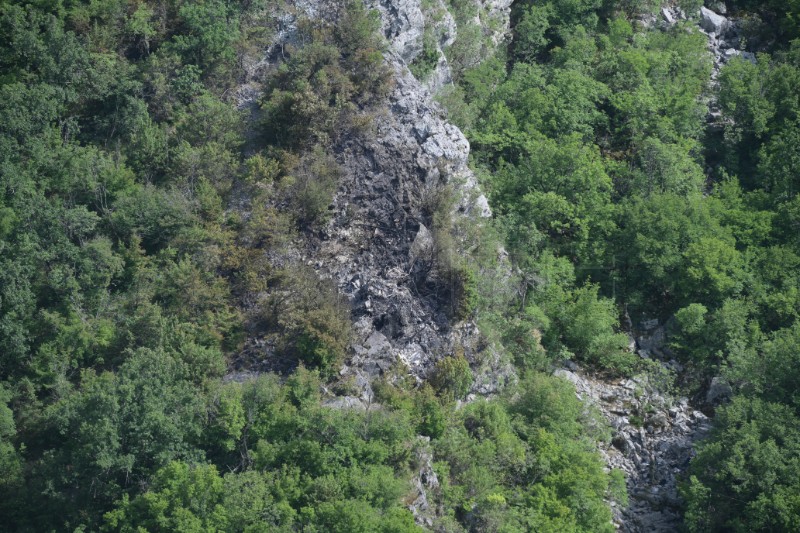 Pad helikoptera u blizini Drniša