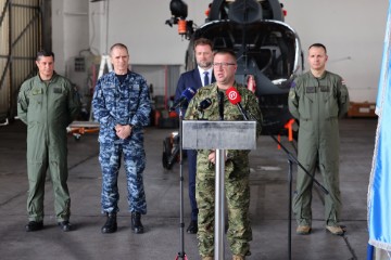 Zemunik: Konferencija za medije povodom pada mađarskog helikoptera