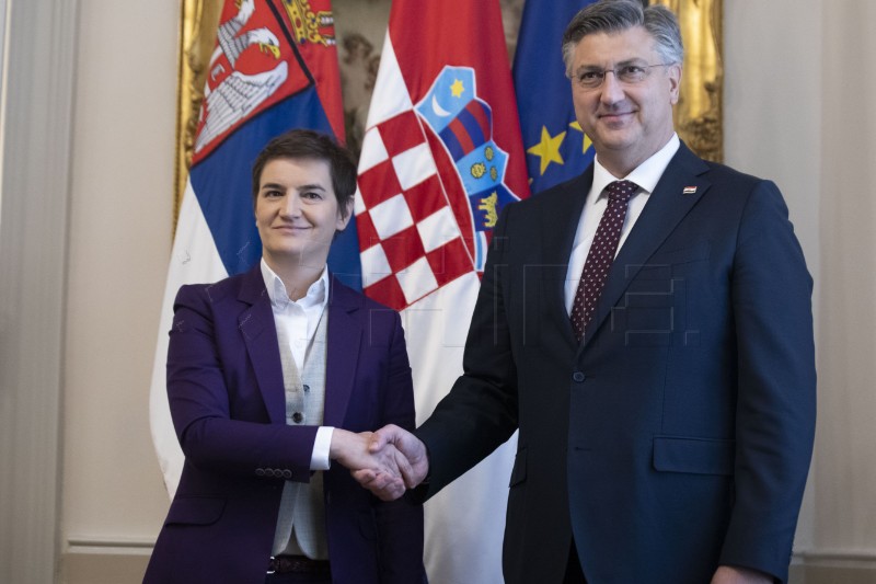 Plenković prvi put u premijerskom mandatu u posjetu Srbiji