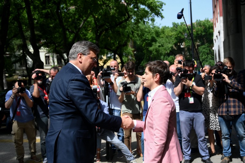  Premijer Plenković s predsjednicom Vlade Republike Srbije