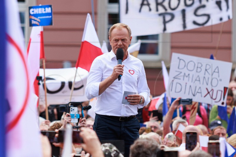 POLAND ELECTIONS PO RALLY