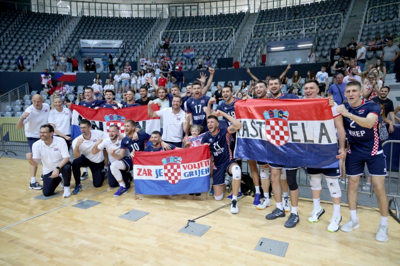 Odbojkaška reprezentacija Hrvatske osvojila brončanu medalju Zlatne europske lige 