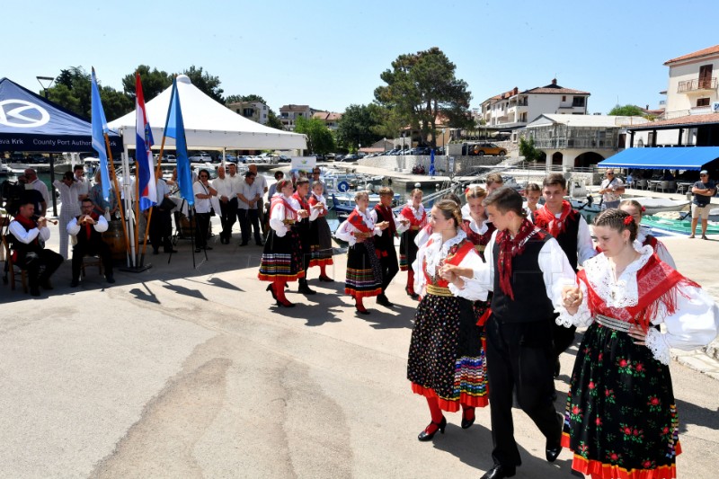 Reconstructed port of Porat on Krk island opened