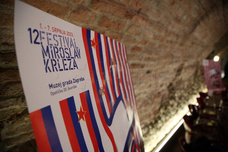 Konferencija za medije u povodu 12. Festivala Miroslav Krleža