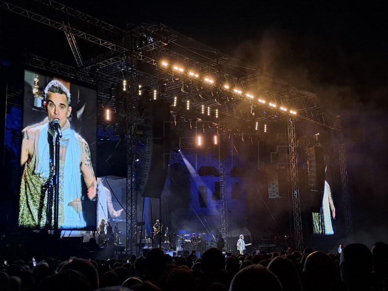 Robbie Williams nastupio u pulskoj Areni 