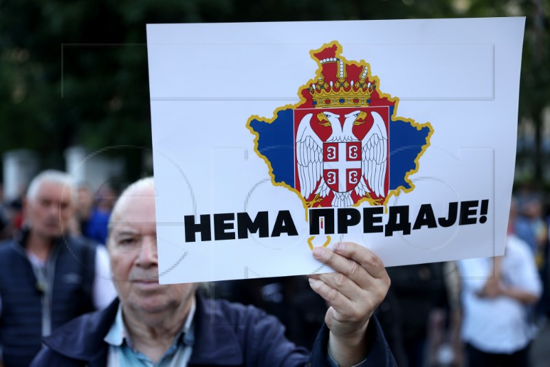 SERBIA KOSOVO PROTEST