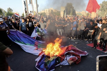 IRAQ PROTEST SWEDEN KORAN BURNING