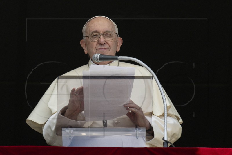 ITALY POPE ANGELUS PRAYERS