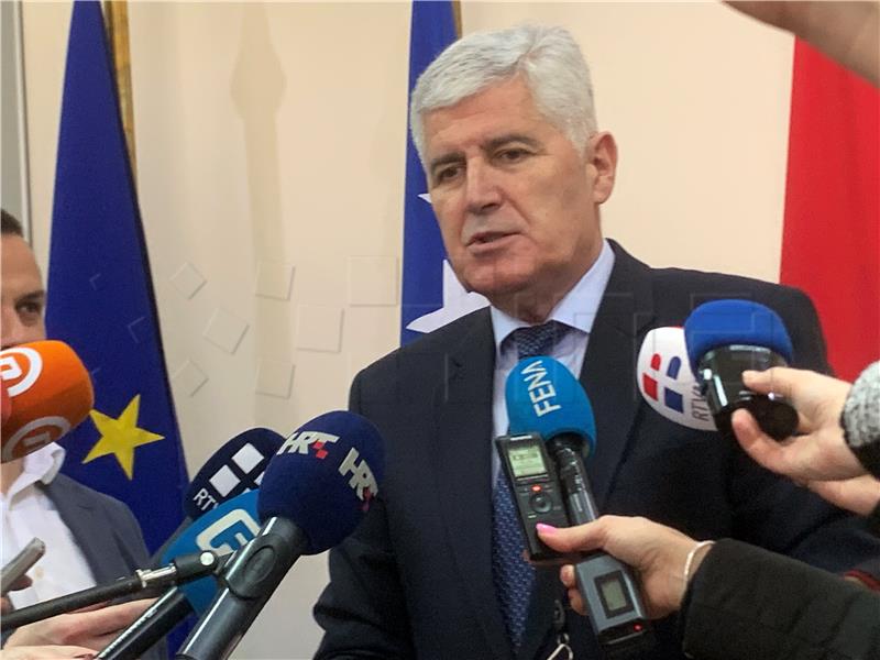 Čović criticises messages coming from Republika Srpska