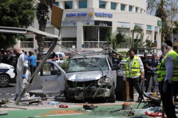 ISRAEL PALESTINIANS TEL AVIV CAR RAMMING ATTACK