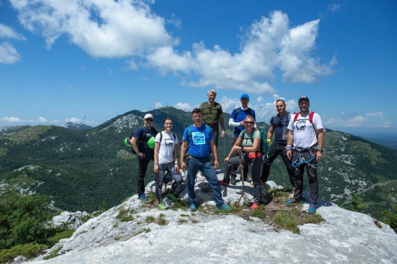 Otvorena alpinističko-planinarska staza Ferrata na velebitskom masivu Crnopca