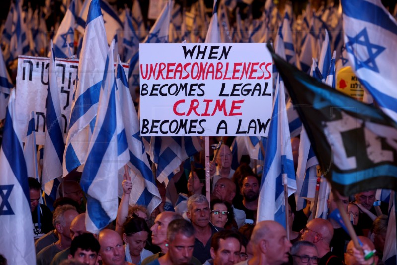 ISRAEL PROTEST JUSTICE REFORM