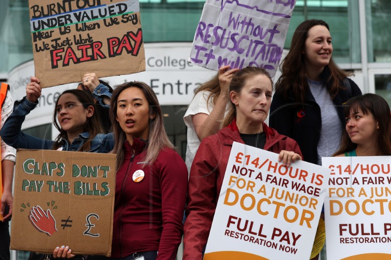 BRITAIN NHS JUNIOR DOCTORS STRIKES