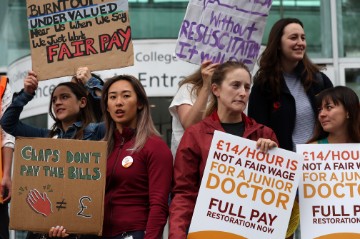 BRITAIN NHS JUNIOR DOCTORS STRIKES