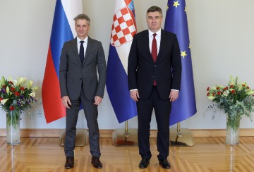 Milanović primio slovenskog premijera Goluba