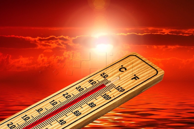 DHMZ upozorio na visoke temperature u većem dijelu Hrvatske 