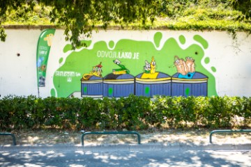 Split: Mural "Odvoji, lako je"