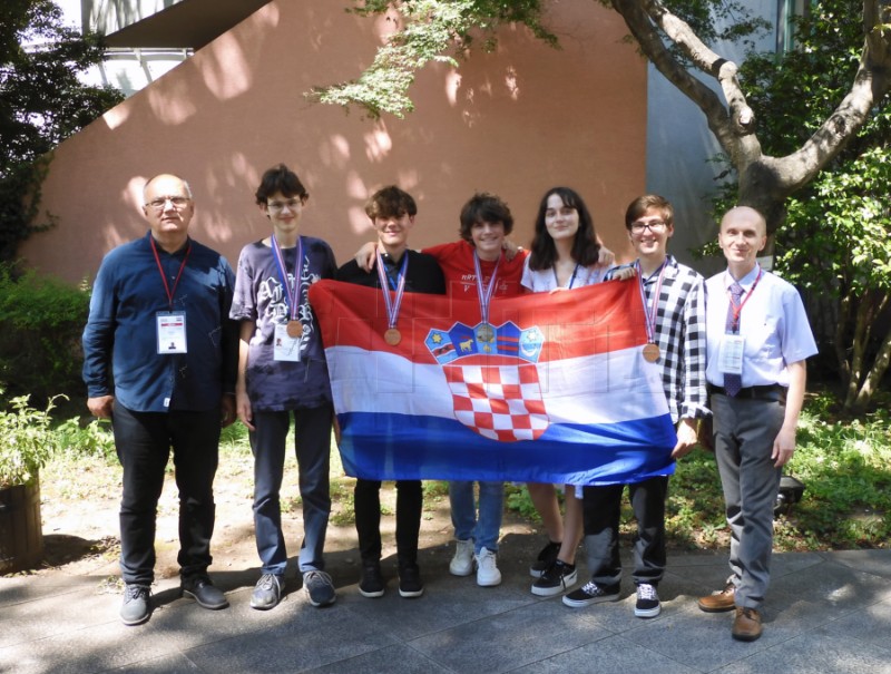 Croatian secondary school students win four medals at Physics Olympiad in Tokyo