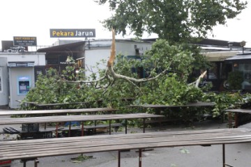 Olujno nevrijeme u Zagrebu - Jarun, Vrbani