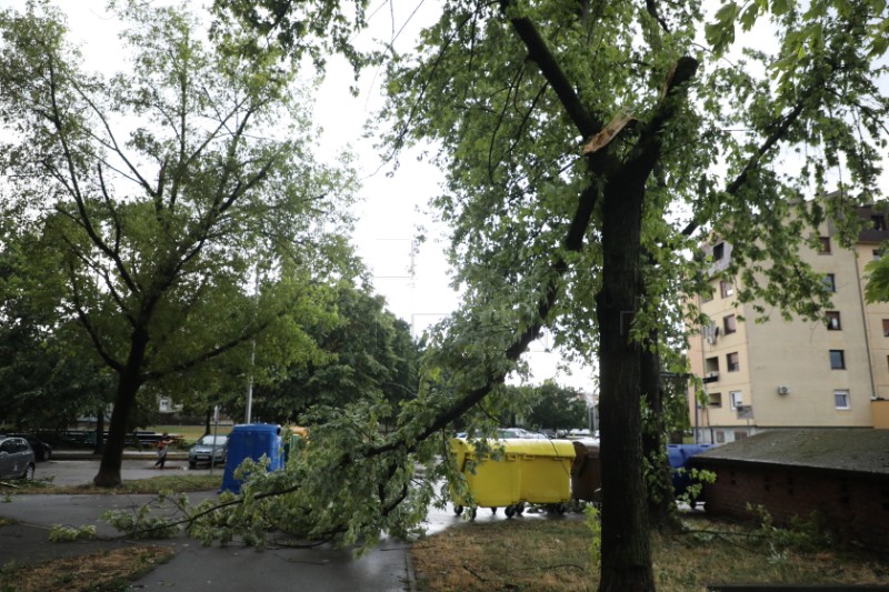 Olujno nevrijeme u Zagrebu - Jarun, Vrbani