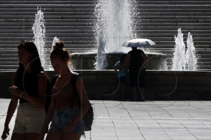 GREECE WEATHER HEATWAVE 