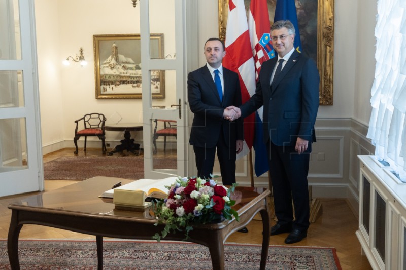 Plenković primio premijera Gruzije Garibashvilija