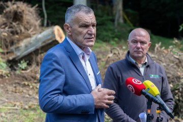 Posljedice nevremena u parku prirode Medvednica