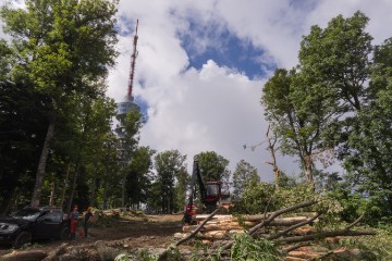 Posljedice nevremena u parku prirode Medvednica