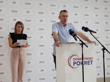 Tiskovna konferencija Domovinskog pokreta