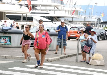 Turisti u obilasku Rijeke