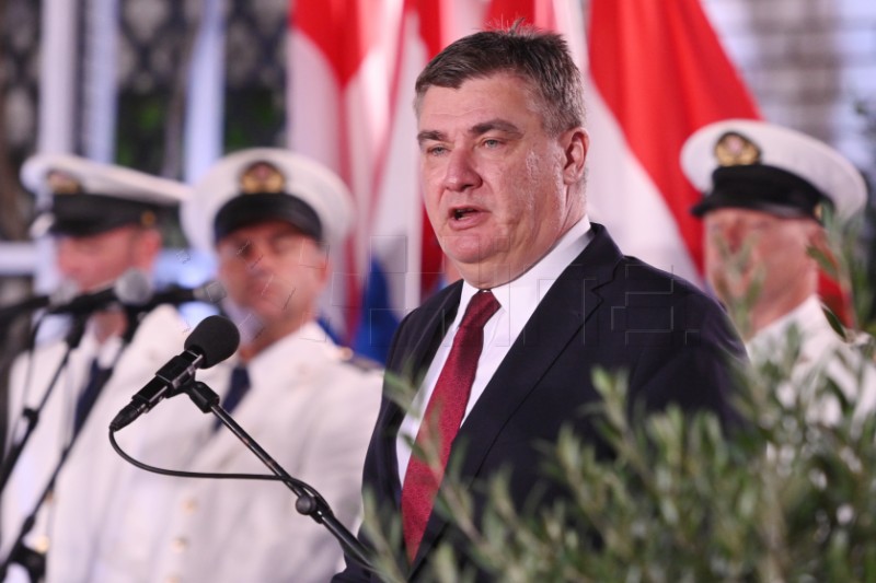 President says Croatia's struggle for freedom was just and fair