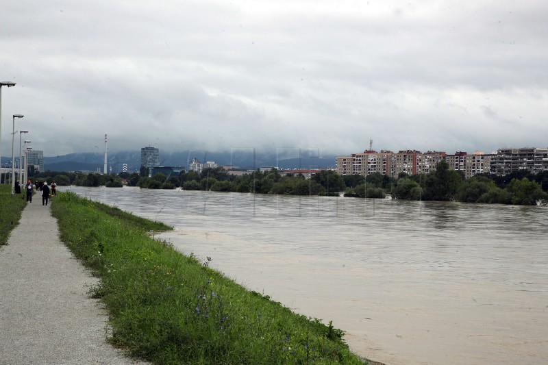 Vodostaj Save kod Zagreba u opadanju