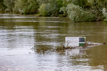 Vodostaj u kanalu Sava - Odra nakon vodenog vala