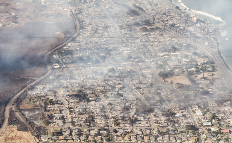 USA HAWAII WILDFIRES