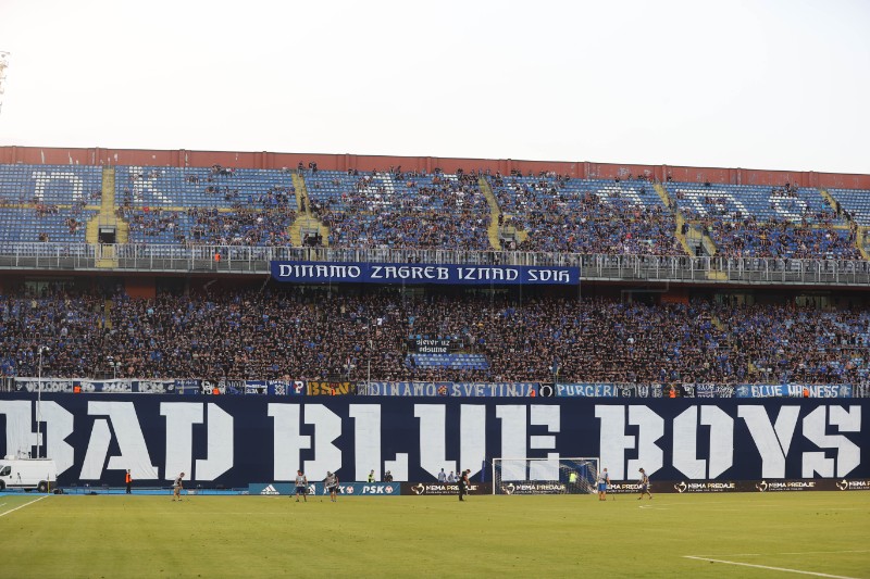 Stadion Maksimir prije početka susreta Dinamo - AEK