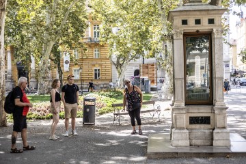  Vrućina, Zagreb, turisti