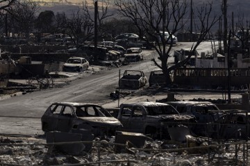 USA HAWAII MAUI LAHAINA WILDFIRE