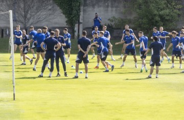 Trening GNK Dinama uoči uzvratne utakmice UEFA Lige prvaka AEK – Dinamo