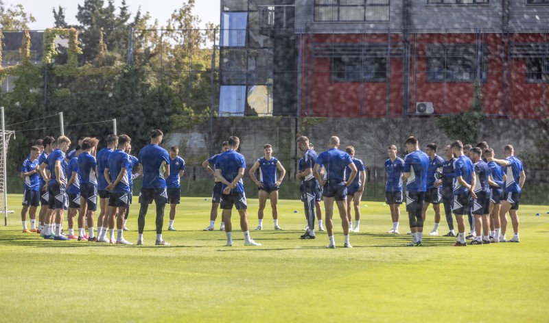 Trening GNK Dinama uoči uzvratne utakmice UEFA Lige prvaka AEK – Dinamo