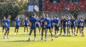 Trening GNK Dinama uoči uzvratne utakmice UEFA Lige prvaka AEK – Dinamo