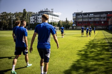 Trening GNK Dinama uoči uzvratne utakmice UEFA Lige prvaka AEK – Dinamo