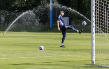 Trening GNK Dinama uoči uzvratne utakmice UEFA Lige prvaka AEK – Dinamo