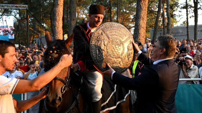 Daniel Broskvar slavodobitnik 48. Trke na prstenac 