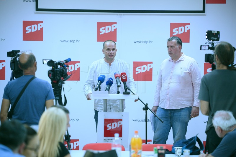 Split, konferencija za novinare SDP-a