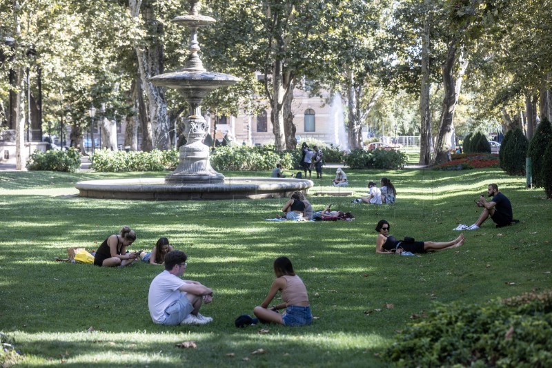 Sunčano i vruće u Zagrebu